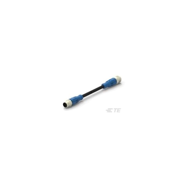 Cables de sensores / Cables de actuador Te Connectivity M12-4Ms-5.0Sh M12-4Fs-Pvc - T4162113004-005