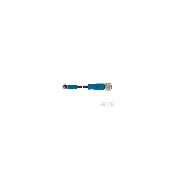 Cables de sensor / Cables de actuador Te Connectivity M8-4Mr-0.5 M12-4Fs-Pvc - T4052217004-001