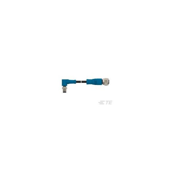 Cables de sensor / Cables de actuador Te Connectivity M8-4Mr-0.5 M12-4Fs-Pvc - T4052217004-001