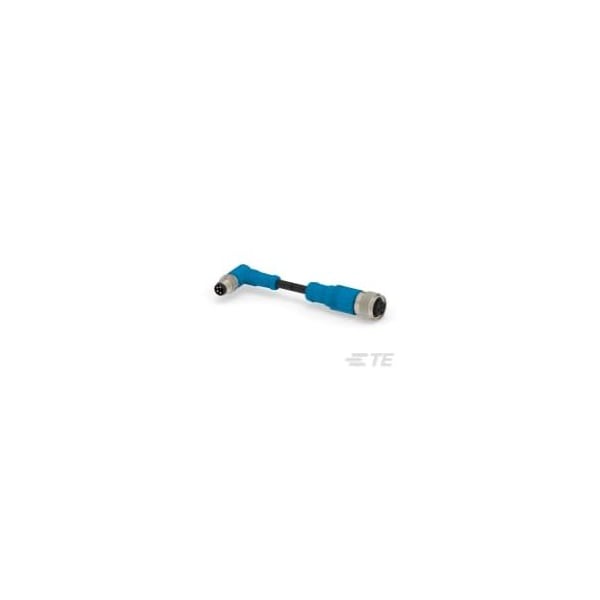 Cables de sensor / Cables de actuador Te Connectivity M8-4Mr-0.5 M12-4Fs-Pvc - T4052217004-001