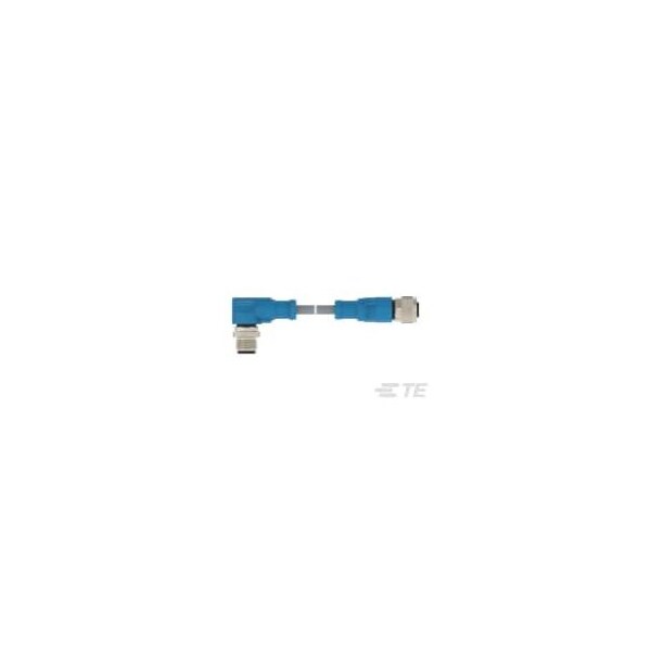 Cables de sensor / Cables de actuador Te Connectivity M12-4Mr-1.0Sh M12-4Fs-Pur - T4162223004-002