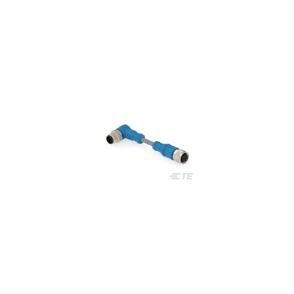Cables de sensor / Cables de actuador Te Connectivity M12-4Mr-1.0Sh M12-4Fs-Pur - T4162223004-002