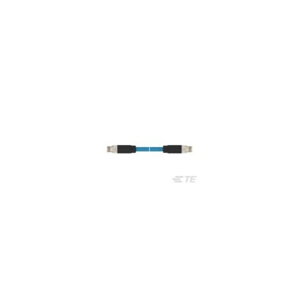 Cables de sensor / cables de actuador Te Connectivity M12 A-M-8 Conjunto de cables de 10.5M Cat 7 - 2-2322421-0
