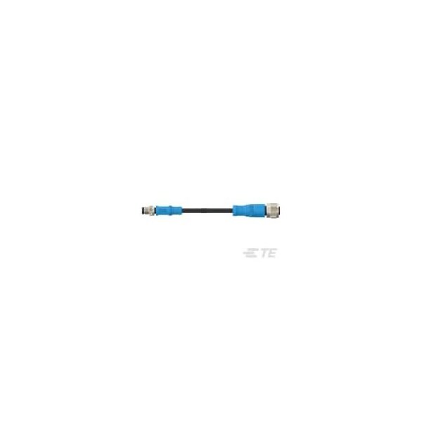 Cables de sensor / cables de actuador TE Connectivity M8-3Ms-0.5 M12-4Fs-Pvc - T4052117004-001