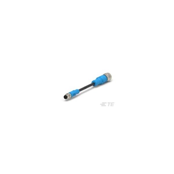 Cables de sensor / cables de actuador TE Connectivity M8-3Ms-0.5 M12-4Fs-Pvc - T4052117004-001