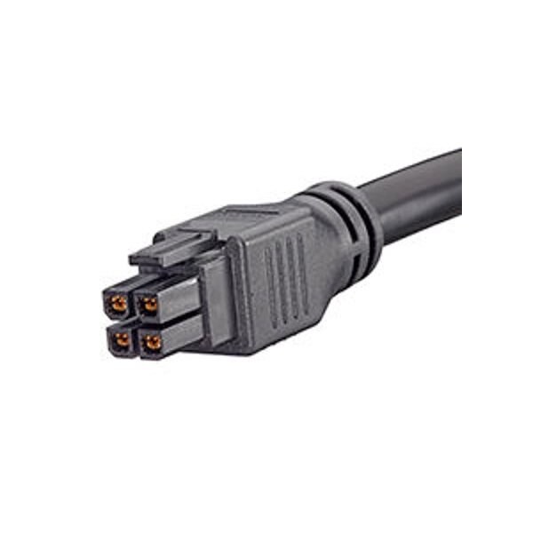 Cables de sensor Molex / Cables de actuador Megafit 4Ckt Cbl Ay Dr Ovrmld 0.5M Blk - 2451360405
