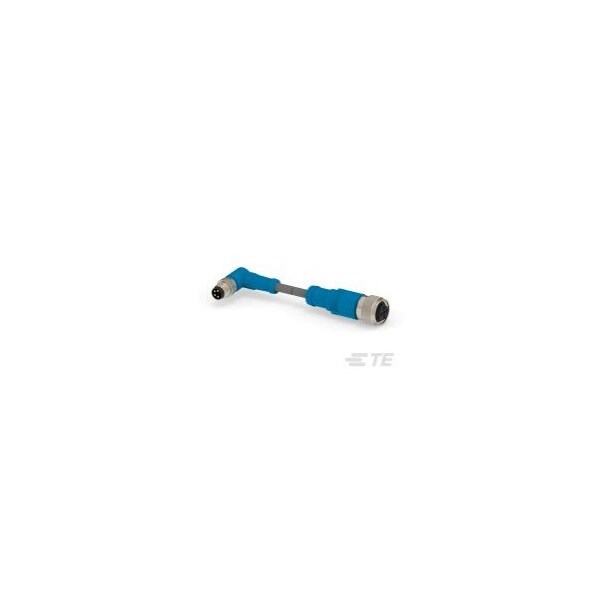 Cables de sensor / Cables de actuador Te Connectivity M8-4Mr-0.5 M12-4Fs-Pur - T4052227004-001