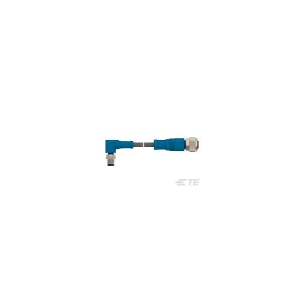 Cables de sensor / Cables de actuador Te Connectivity M8-4Mr-0.5 M12-4Fs-Pur - T4052227004-001