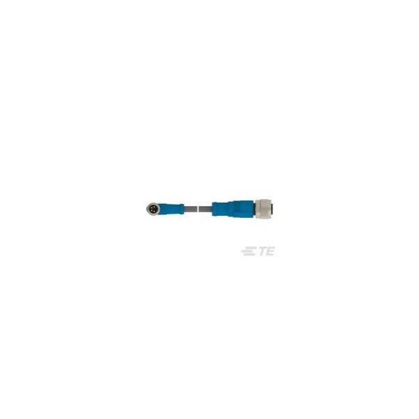 Cables de sensor / Cables de actuador Te Connectivity M8-4Mr-0.5 M12-4Fs-Pur - T4052227004-001