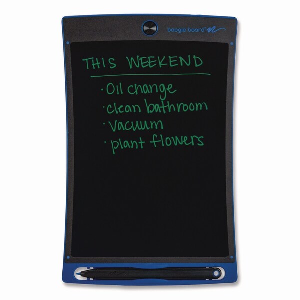 Boogie Board Jot 8.5 Reusable Writing Tablet, 8.5in LCD Screen, 6.75in x 0.62in x 10.37in, Blue/Black - J32220001