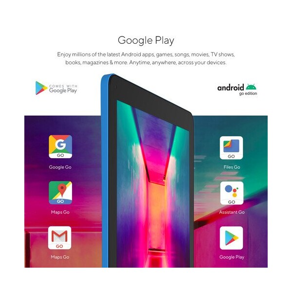 Core Innovations 10.1in Quad-Core Tablet with Headphones + Keyboard Folio Blue - CTB1016GBU