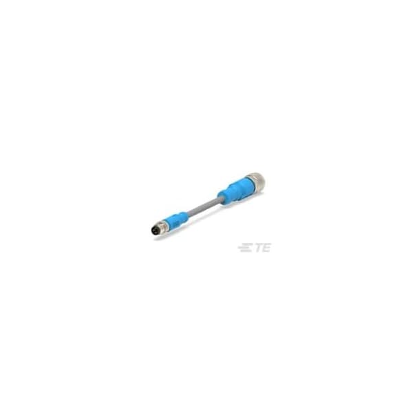 Cables de sensor / Cables de actuador Te Connectivity M8-4Ms-1.0 M12-4Fs-Pur - T4052127004-002