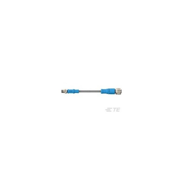 Cables de sensor / Cables de actuador Te Connectivity M8-4Ms-1.0 M12-4Fs-Pur - T4052127004-002
