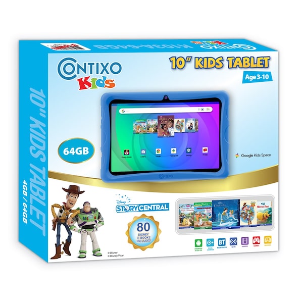 Contixo 10-Inch Kids 64GB HD Tablet - K103-A BLUE