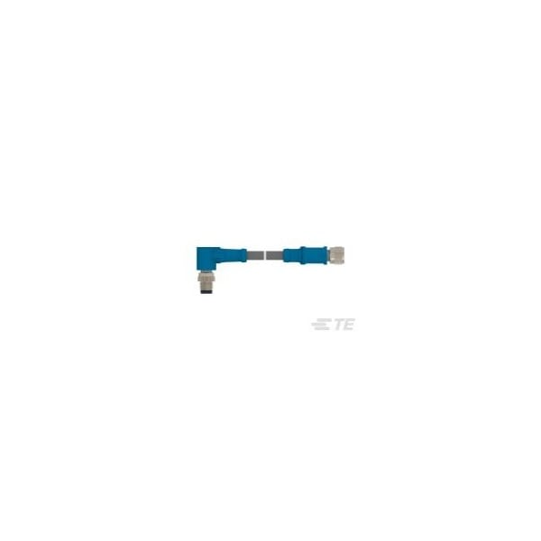 Cables de sensor / Cables de actuador Te Connectivity M8-4Mr-5.0Sh M8-4Fs-Pur - T4062223004-005