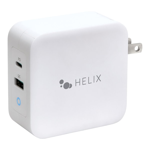 Helix Pro Series 100-Watt PD GaN USB-C Charger with 6ft Braided USB-C to USB-C Cable - ETHNBC100
