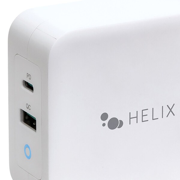 Helix Pro Series 100-Watt PD GaN USB-C Charger with 6ft Braided USB-C to USB-C Cable - ETHNBC100