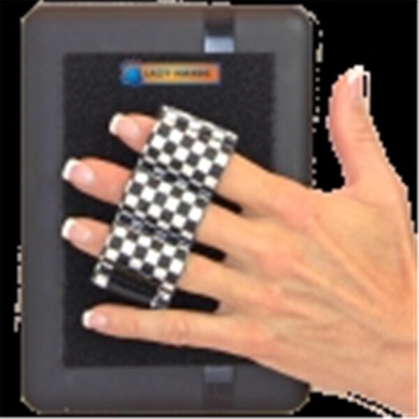 Livewire Heavy-Duty 3-Loop Grip 1 Grip For Readers & Mini Tablets - Fits Most Black & White Checkers - LI373704