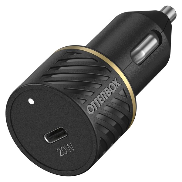 Otterbox Fast Charge 20w Usb C Pd Car Charger, Black Shimmer - 78-81010