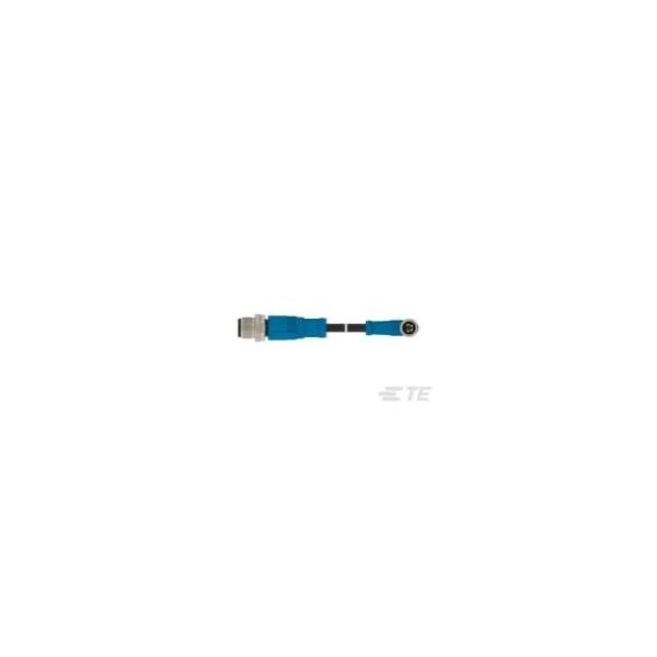 Cables de Sensores / Cables de Actuador de Te Connectivity M8-4Fr-0.5 M12-4Ms-Pvc - T4052415004-001