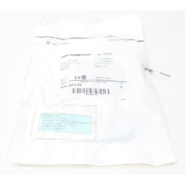 PHOTOSWITCH RECEPTOR DE HAZ TRANSMITIDO 22-250V-AC 22-250V-DC OTRO SENSOR - 42KL-RTC-A2