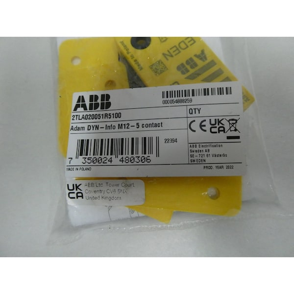 Sensor de seguridad sin contacto Adam de Abb 24V-CD Otro sensor - 2TLA020051R5100