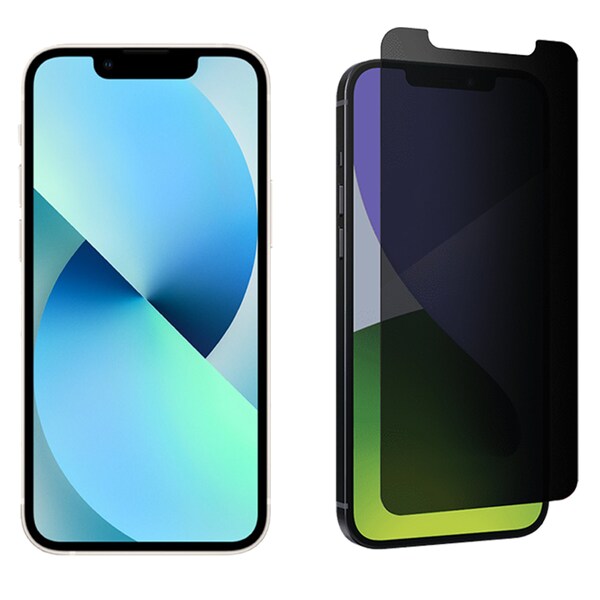 Cellhelmet Privacy Tempered Glass Screen Protector for Apple iPhone 14 / 13 / 13 Pro, Privacy - P-TEMP-IPHONE-6.1-2021