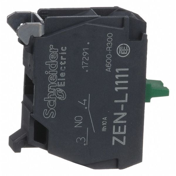 Bloque de Contacto para Botón Pulsador con Abrazadera de Tornillo Schneider Electric 1NO 22mm - ZENL1111