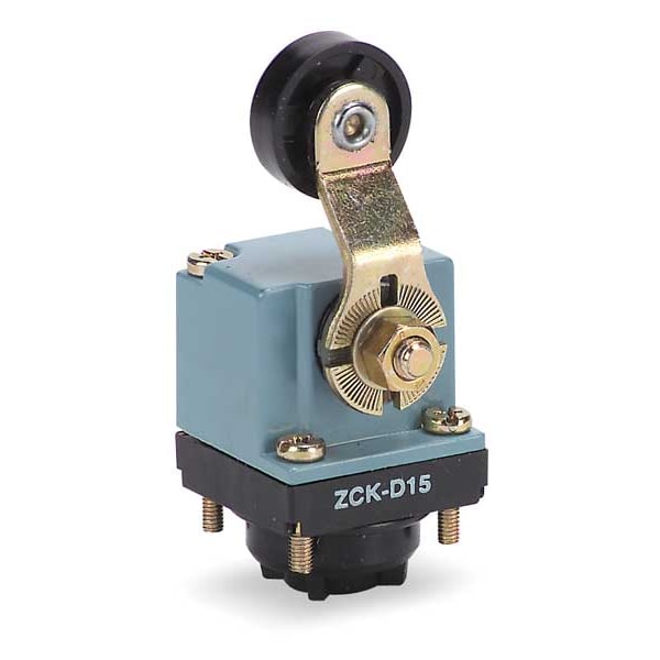 Cabeza de Interruptor de Límite de Sensores Telemecanique, Palanca de Rodillo, Lateral, 1.36 Pulgadas - ZCKD15