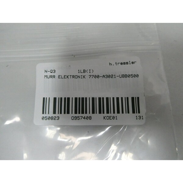 Sistema de conectores Murr Elektronik 5M 600V-Ac Cordset Cable - 7700-A3021-UBB0500