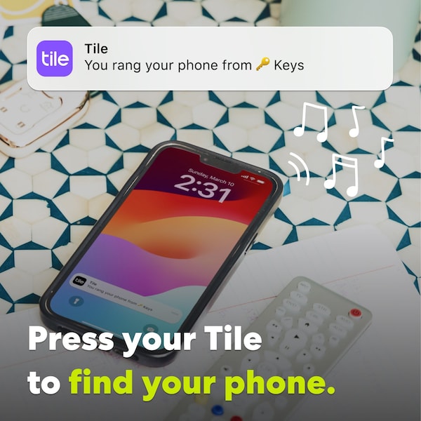 Tile Bylife360 Tile Mate Dark Green Light Blue - RE-60031-GB
