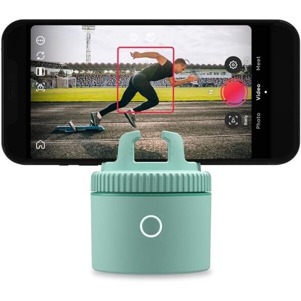 Pivo Pod Lite Auto Face Tracking Phone Holder, 360 deg. Rotation, Handsfree Video Recording - Green - PV-P1L05