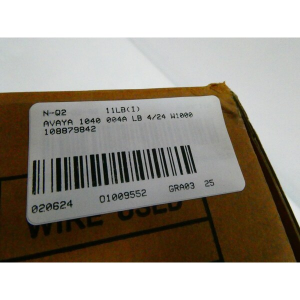 Avaya SO-NIX CAT 5 1000FT CORDSET CABLE - 1040 004A LB 4/24 W1000 108879842

Cable de juego de cables Avaya SO-NIX CAT 5 de 1000 pies - 1040 004A LB 4/24 W1000 108879842