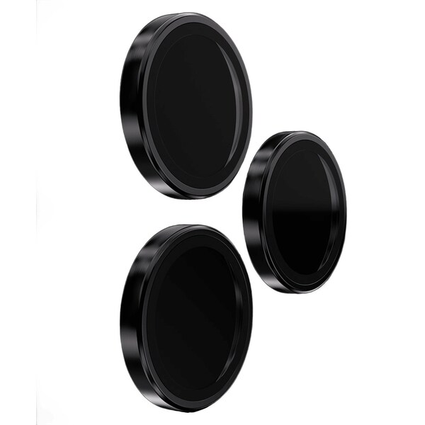 Gadget Guard Camera Lens Protector For Apple Iphone 16 Pro  /  Iphone 16 Pro Max, Black - GGACXXC208AP17A
