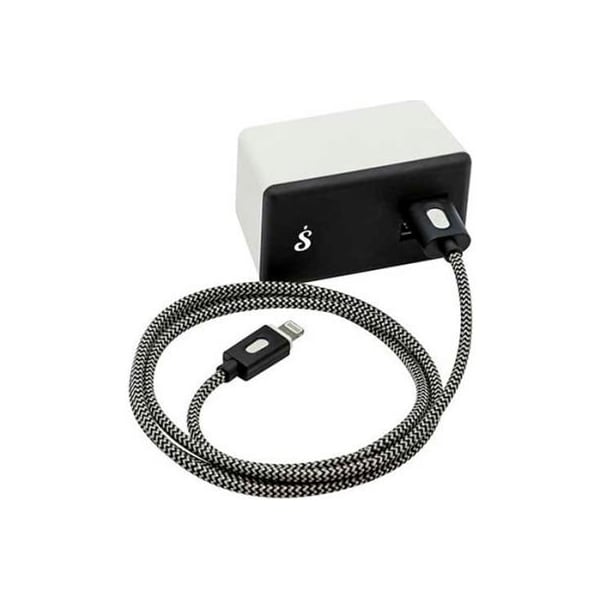 Bracketron BT Saphire PwrMate Dual Port Wall Charger with Lightning Cable - SA2-917-2