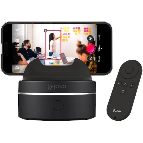 Pivo Pod Max - Auto Face Tracking, Smart Video Tracker for DSLR Camerawith Remote Control - PV-PMBK-1GK