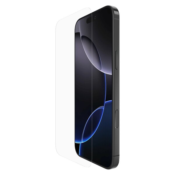 Belkin Glass Screen Protector With Ez Tray For Apple Iphone 16 Pro Max, Clear - OVA160FQ
