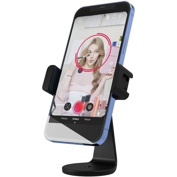 Pivo Smart Mount Adjustable 360 deg. Vertical and Horizontal Smartphone Aluminum Holder Stand - SM