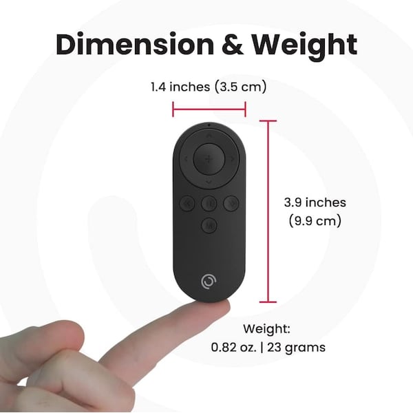Pivo Remote Control - Lightweight Infrared Wireless Selfie Photo Shutter Clicker - PV-I1R01