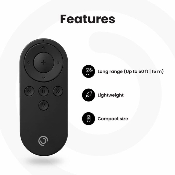 Pivo Remote Control - Lightweight Infrared Wireless Selfie Photo Shutter Clicker - PV-I1R01