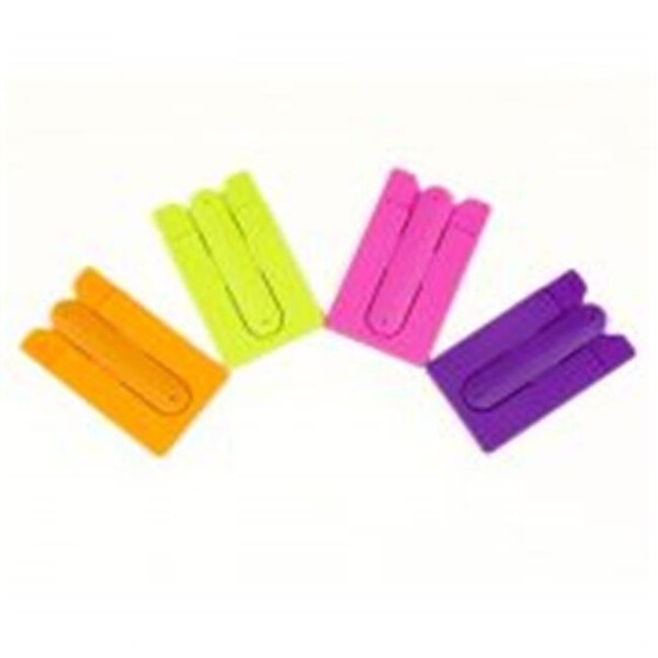 Ultimate Innovations Ultimate Innovations 00520 4 Pack Smart Phone Kickstand - Tropical Colors - 520