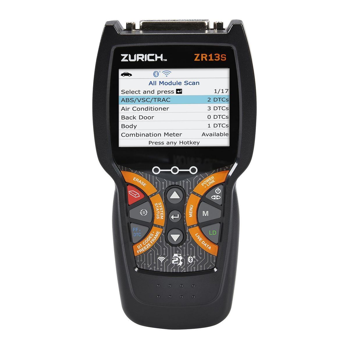 ZURICH Lector de Códigos ZR13S OBD2 con ABS/SRS/FixAssist 57666