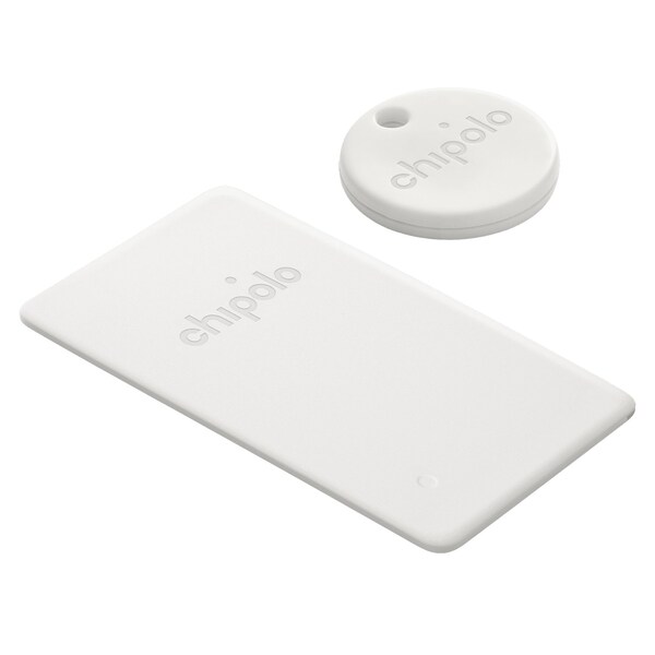 Chipolo Point Bundle For Android Devices 1 Key And 1 Wallet Finder, White - RAC.0000001.000