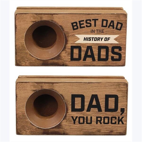 Youngs Wood Dad Phone Speaker Amplifier Box Stand, Assorted Color - 2 Piece - 11635