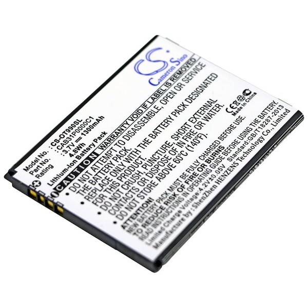 Bsc Preferred Megafon Optima MS3B 1300mAh Mobile Phone Replacement Battery - CS-OT990SL.2