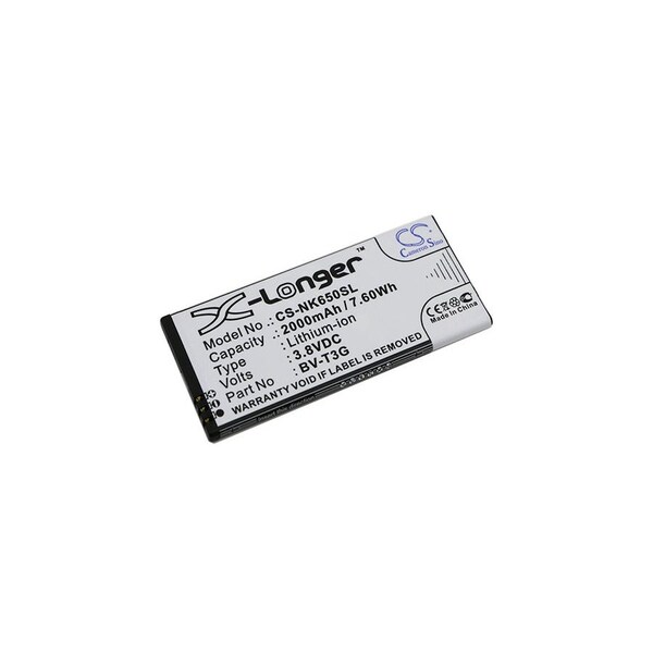 Bsc Preferred Nokia Lumia 650 RM-1154 Mobile Phone Replacement Battery - CS-NK650SL.2