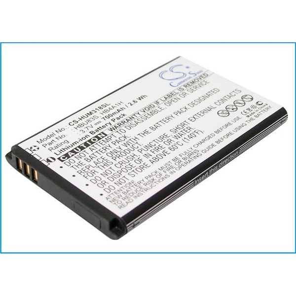 Bsc Preferred Plusfon U120e 401 401i 700mAh Mobile Phone Replacement Battery - CS-HUM318SL.6