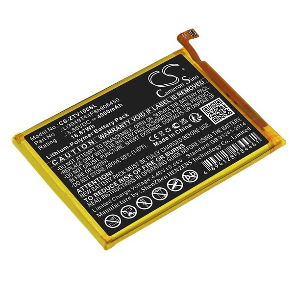 Bsc Preferred ZTE 8010 Blade 20 Smart Blade V Smart Blade V2020 Smart V1050 4900mAh Mobile Phone Repl. Battery - CS-ZTV105SL