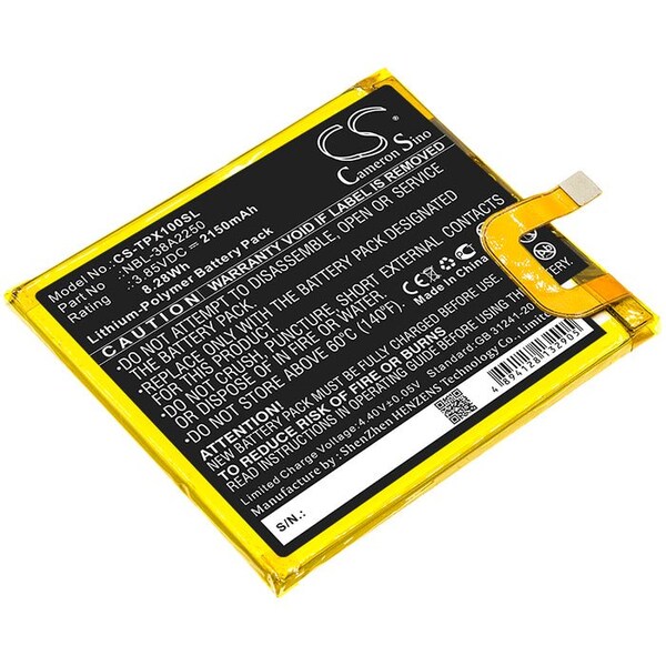 Bsc Preferred Neffos TP902C X1 X1 Dual SIM Mobile Phone Replacement Battery - CS-TPX100SL.1