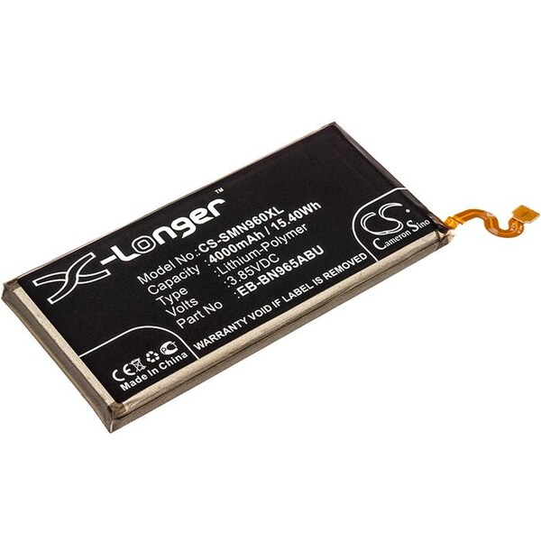 Bsc Preferred Samsung Note Galaxy Note TD-LTE 9 TD-LTE SGH-N058 SM-N960D SM- Mobile Phone Repl. Battery - CS-SMN960XL